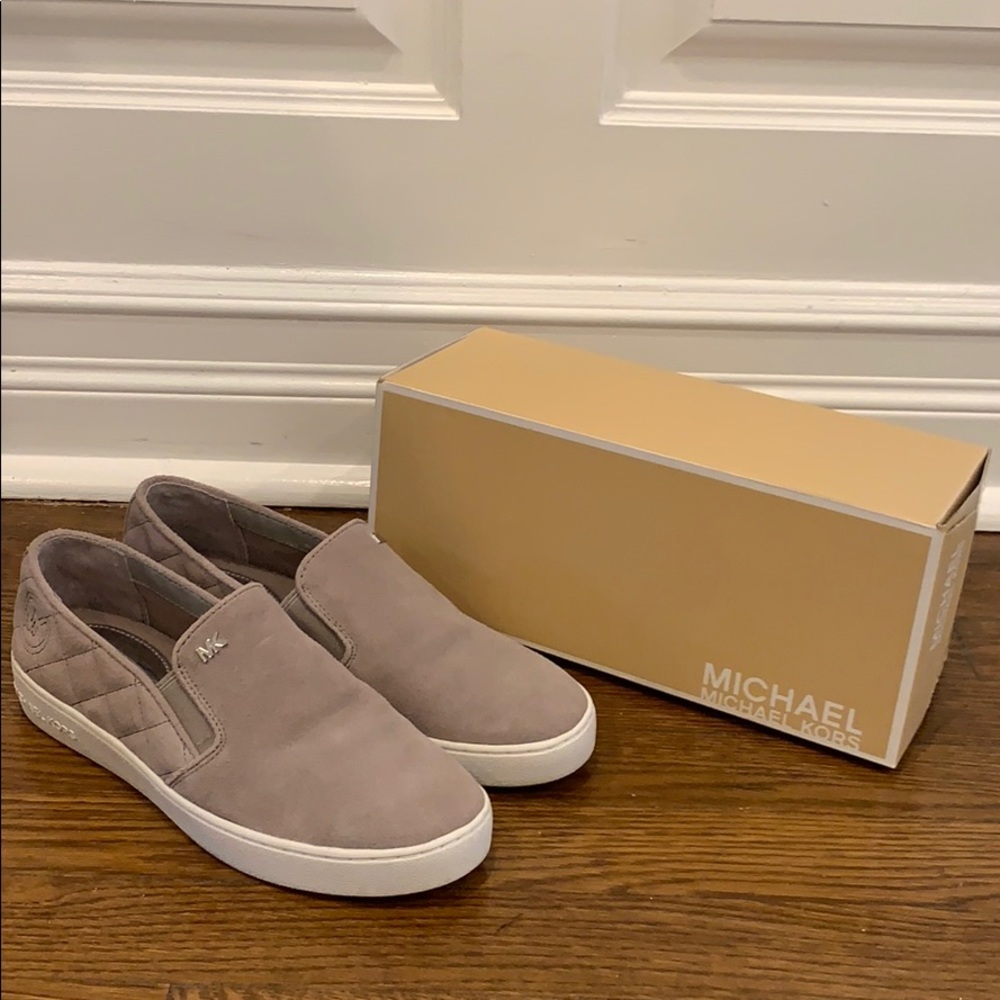 Michael Kors Suede Slide on Sneakers